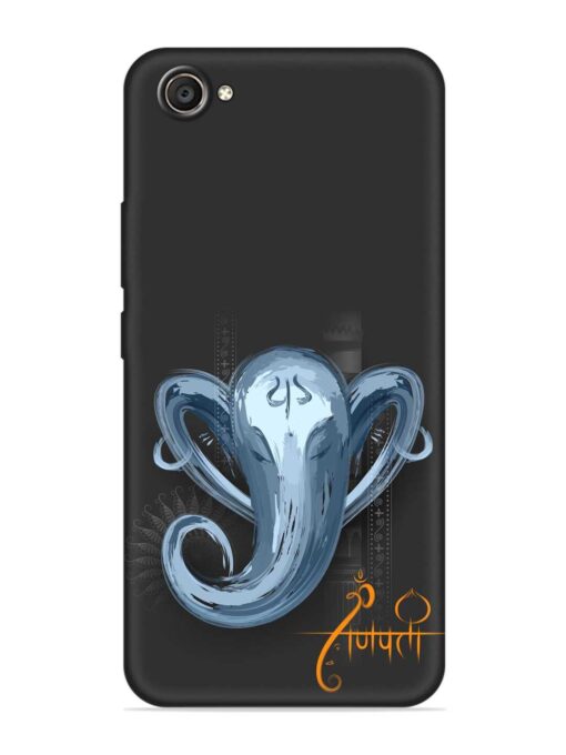 Illustration Lord Ganpati Embossed Soft Silicone Case for Vivo V5 Plus Zapvi