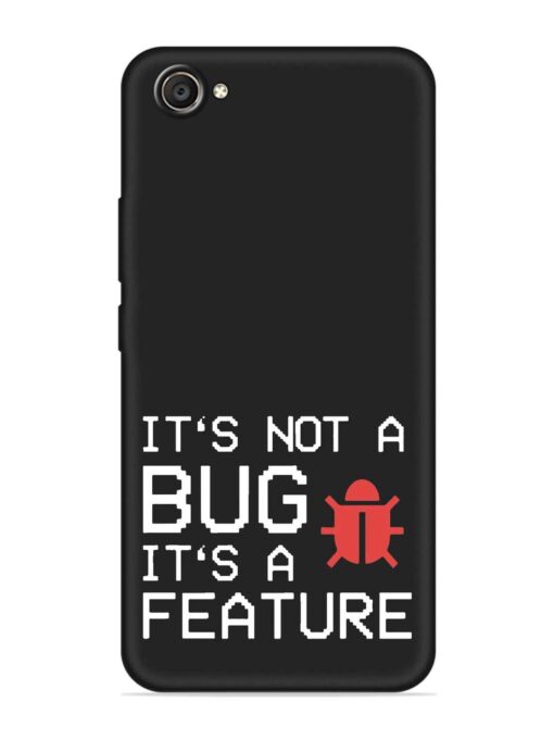 Not Bug Feature Embossed Soft Silicone Case for Vivo V5 Plus Zapvi