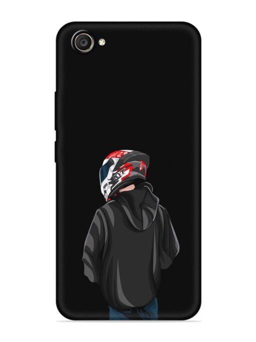 Motorcycle Rider Embossed Soft Silicone Case for Vivo V5 Plus Zapvi