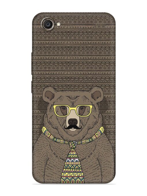 Grizzly Bear Embossed Soft Silicone Case for Vivo V5 Plus Zapvi