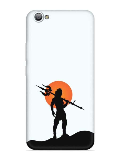 Lord Mahadev Trendy Embossed Soft Silicone Case for Vivo V5S Zapvi