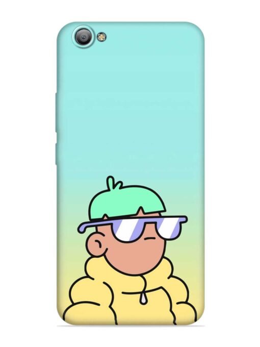 Doodles Cool Character Embossed Soft Silicone Case for Vivo V5S Zapvi