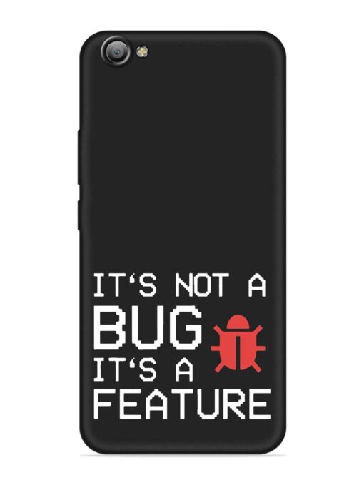 Not Bug Feature Embossed Soft Silicone Case for Vivo V5S Zapvi