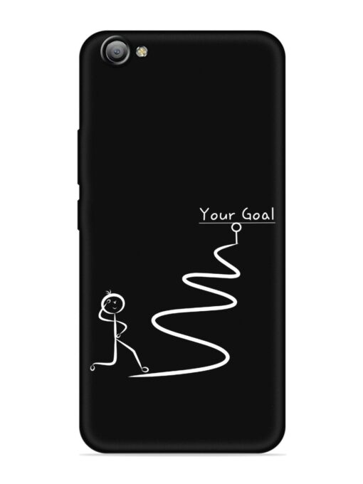 Your Goal Embossed Soft Silicone Case for Vivo V5S Zapvi