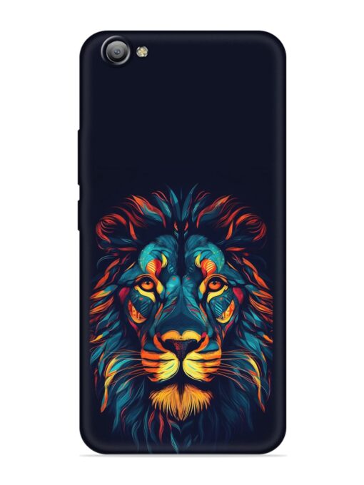 Colorful Lion Embossed Soft Silicone Case for Vivo V5S Zapvi