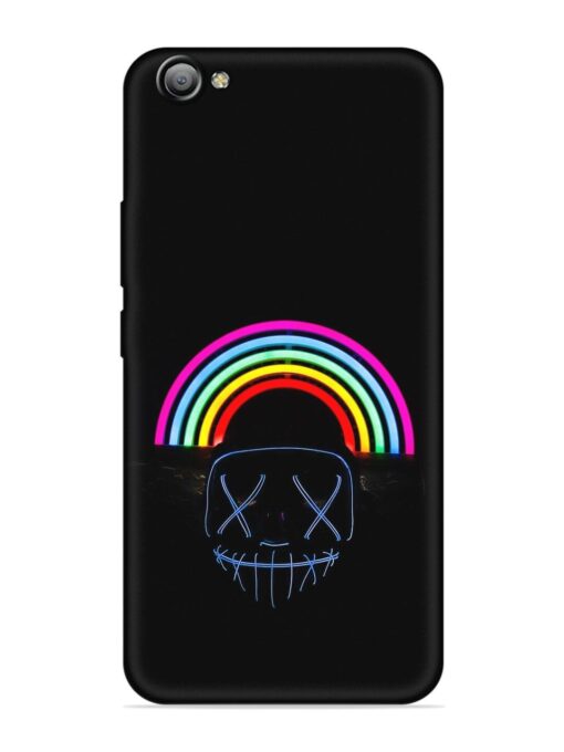 Mask Rainbow Embossed Soft Silicone Case for Vivo V5S Zapvi