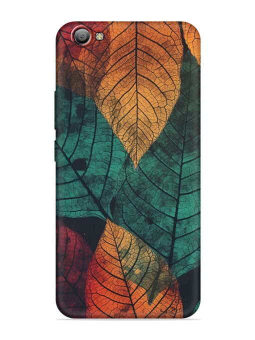 Leaves Artwork Embossed Soft Silicone Case for Vivo V5S Zapvi