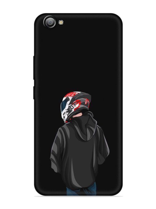 Motorcycle Rider Embossed Soft Silicone Case for Vivo V5S Zapvi