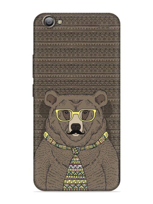 Grizzly Bear Embossed Soft Silicone Case for Vivo V5S Zapvi