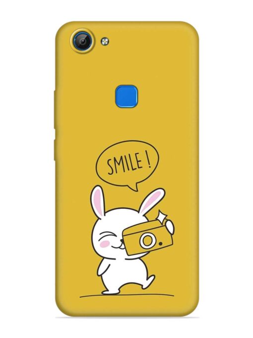 Hey Smile Please Embossed Soft Silicone Case for Vivo V7 Zapvi