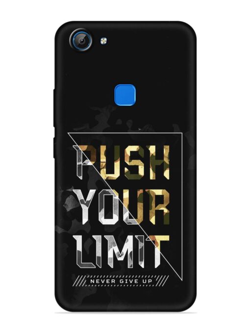 Push Your Limits Embossed Soft Silicone Case for Vivo V7 Zapvi