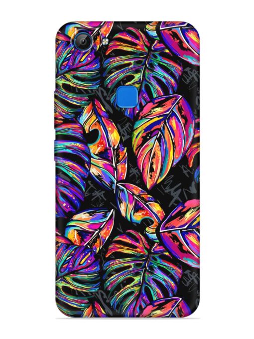 Tropical Seamless Vector Embossed Soft Silicone Case for Vivo V7 Zapvi