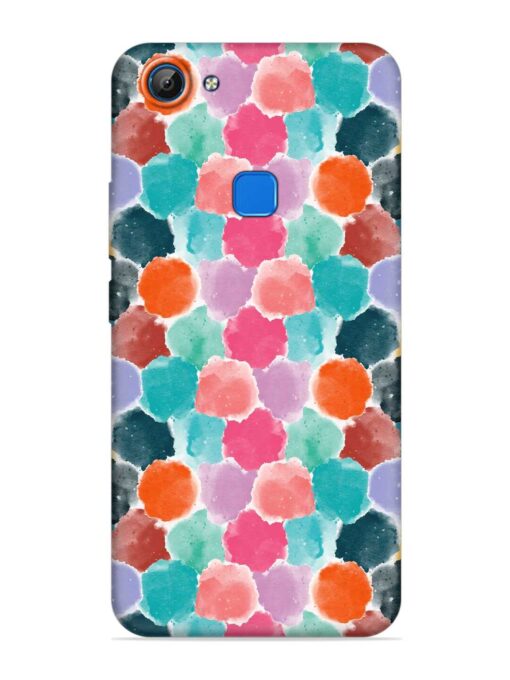 Colorful Seamless Pattern Embossed Soft Silicone Case for Vivo V7 Zapvi