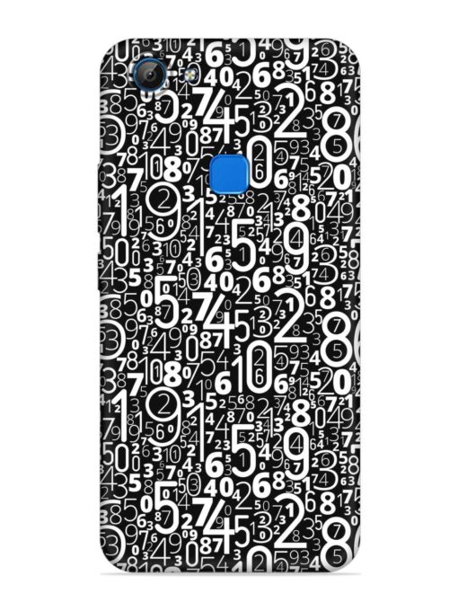 Many Numbers Different Embossed Soft Silicone Case for Vivo V7 Zapvi