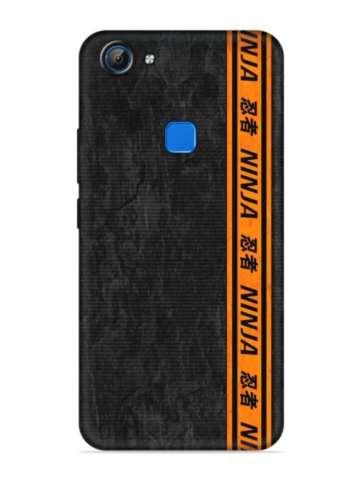 Ninja Srtips Embossed Soft Silicone Case for Vivo V7 Zapvi