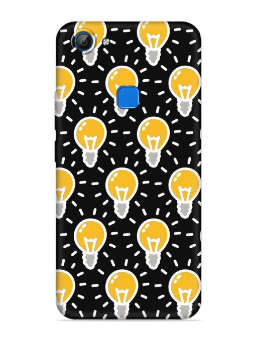 Light Bulb Seamless Embossed Soft Silicone Case for Vivo V7 Zapvi