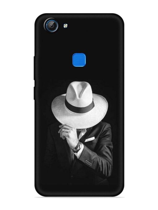 Men Under Hat Embossed Soft Silicone Case for Vivo V7 Zapvi