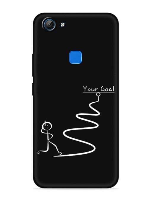 Your Goal Embossed Soft Silicone Case for Vivo V7 Zapvi