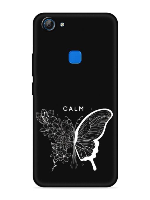 Calm Embossed Soft Silicone Case for Vivo V7 Zapvi