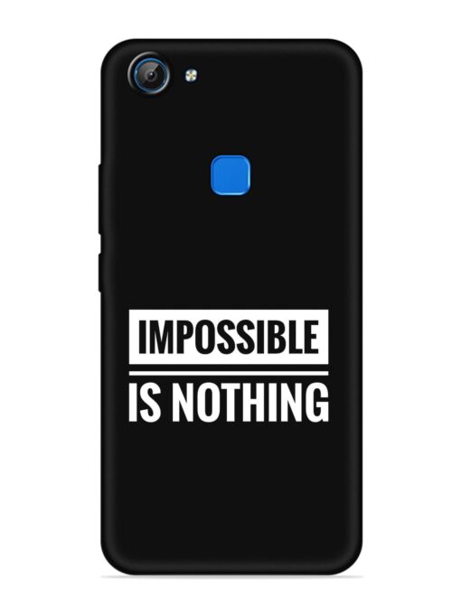 Impossible Is Nothing Embossed Soft Silicone Case for Vivo V7 Zapvi