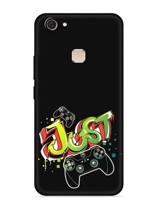 Graffiti Gamepad Illustration Embossed Soft Silicone Case for Vivo V7 Plus Zapvi