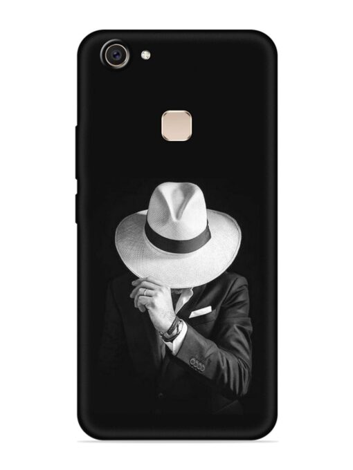 Men Under Hat Embossed Soft Silicone Case for Vivo V7 Plus Zapvi