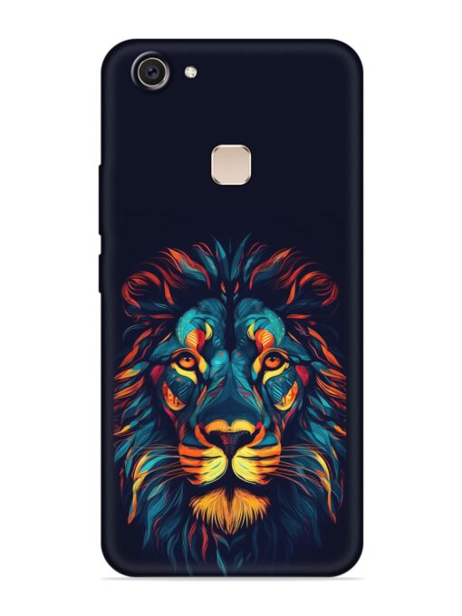 Colorful Lion Embossed Soft Silicone Case for Vivo V7 Plus Zapvi