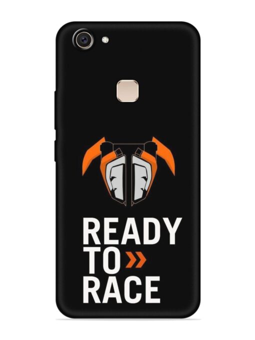 Ready To Race Embossed Soft Silicone Case for Vivo V7 Plus Zapvi