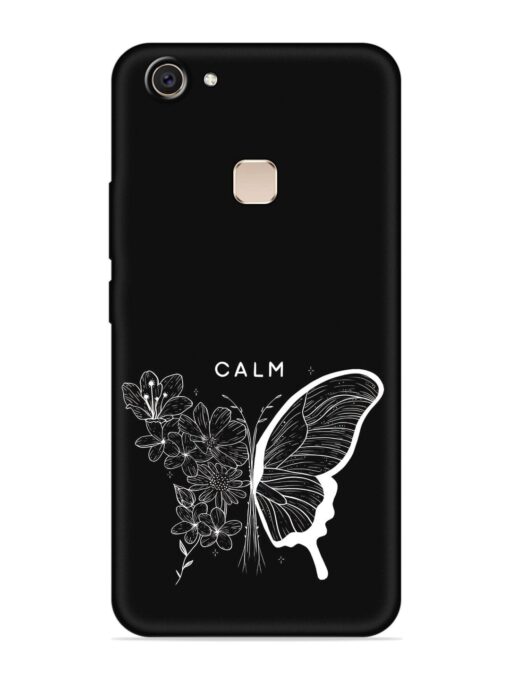 Calm Embossed Soft Silicone Case for Vivo V7 Plus Zapvi