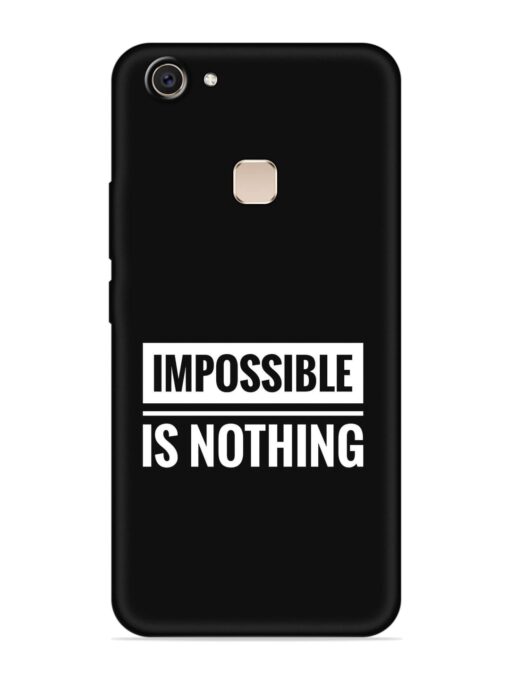 Impossible Is Nothing Embossed Soft Silicone Case for Vivo V7 Plus Zapvi