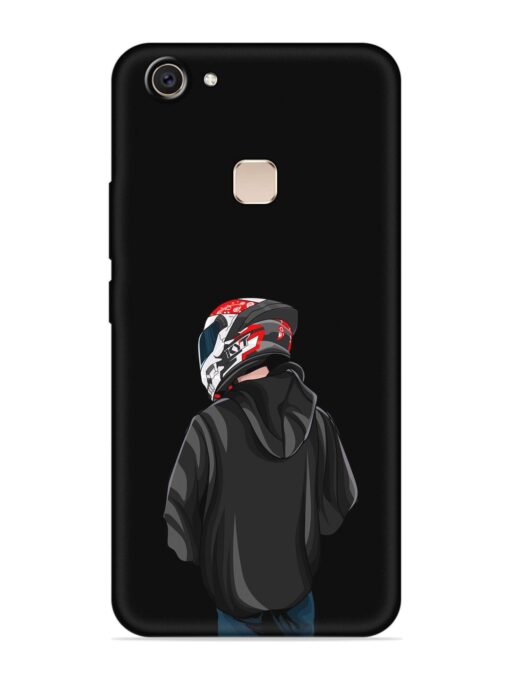 Motorcycle Rider Embossed Soft Silicone Case for Vivo V7 Plus Zapvi