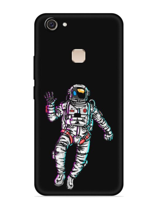 Spaceman Embossed Soft Silicone Case for Vivo V7 Plus Zapvi