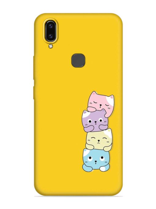 Cartoon Anime Embossed Soft Silicone Case for Vivo V9 Zapvi