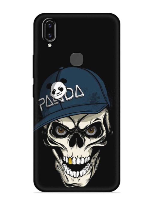 Panda Skull Embossed Soft Silicone Case for Vivo V9 Zapvi