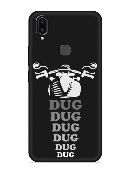 Dug Dug Dug Embossed Soft Silicone Case for Vivo V9 Zapvi