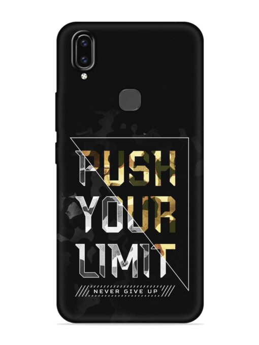 Push Your Limits Embossed Soft Silicone Case for Vivo V9 Zapvi