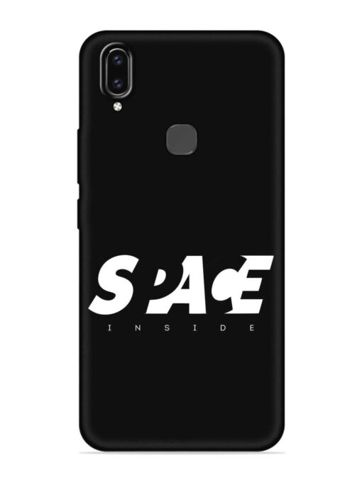 Space Typography Art Embossed Soft Silicone Case for Vivo V9 Zapvi