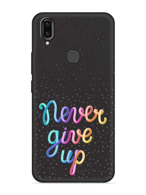 Colorful Stylized Rainbow Embossed Soft Silicone Case for Vivo V9 Zapvi