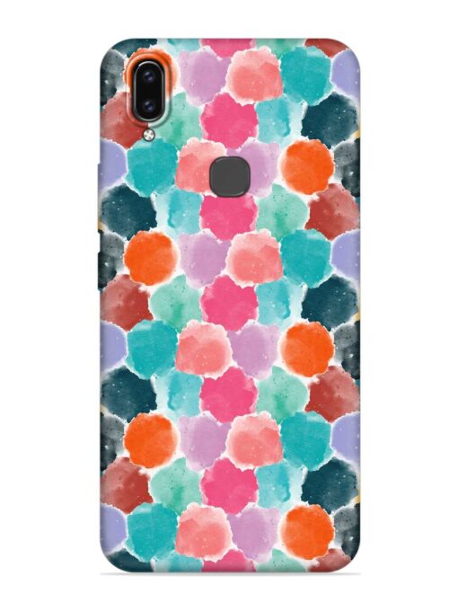 Colorful Seamless Pattern Embossed Soft Silicone Case for Vivo V9 Zapvi