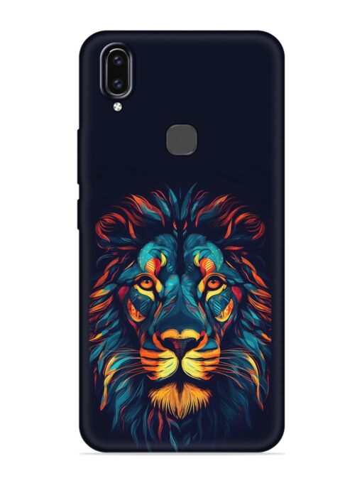 Colorful Lion Embossed Soft Silicone Case for Vivo V9 Zapvi