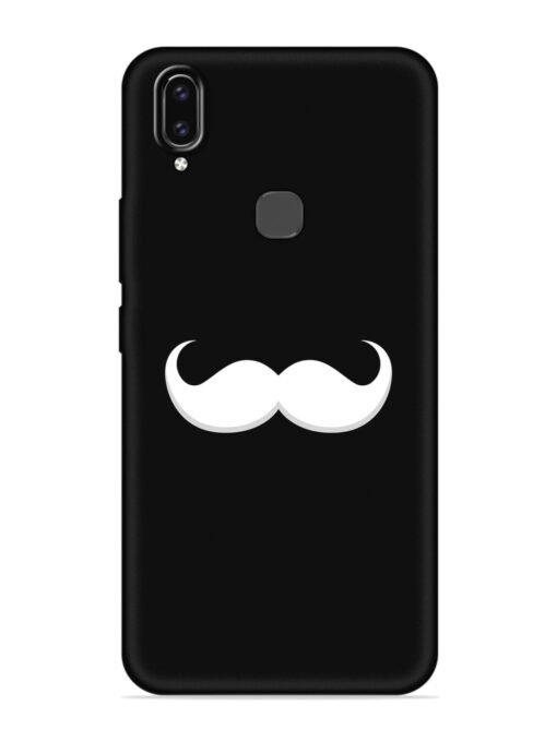 Mustache Vector Embossed Soft Silicone Case for Vivo V9 Zapvi