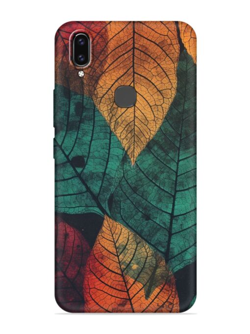 Leaves Artwork Embossed Soft Silicone Case for Vivo V9 Zapvi