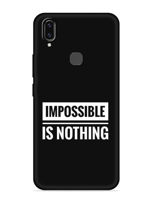 Impossible Is Nothing Embossed Soft Silicone Case for Vivo V9 Zapvi