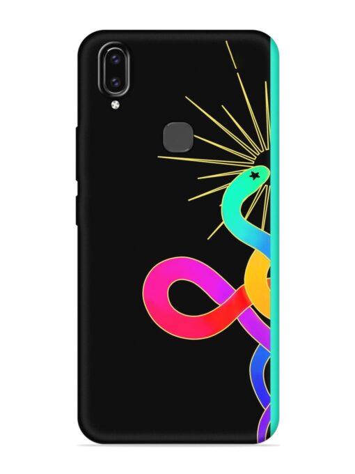 Art Geometric Abstraction Embossed Soft Silicone Case for Vivo V9 Zapvi