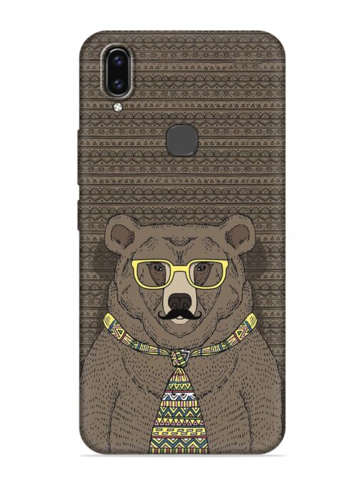 Grizzly Bear Embossed Soft Silicone Case for Vivo V9 Zapvi