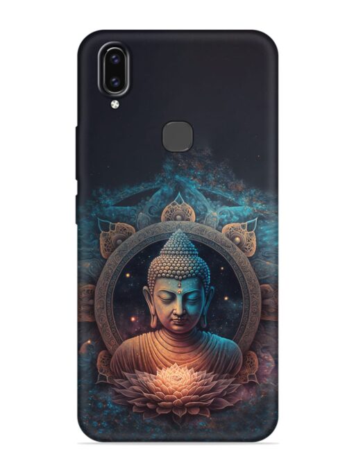 Gautam Buddha Embossed Soft Silicone Case for Vivo V9 Zapvi