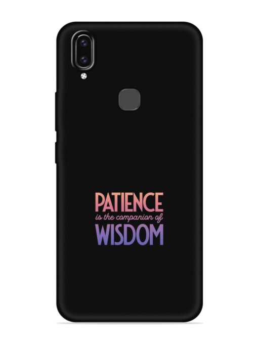 Patience Is The Embossed Soft Silicone Case for Vivo V9 Zapvi