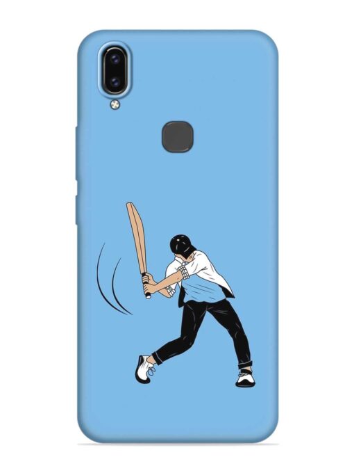 Cricket Gully Boy Embossed Soft Silicone Case for Vivo V9 Youth