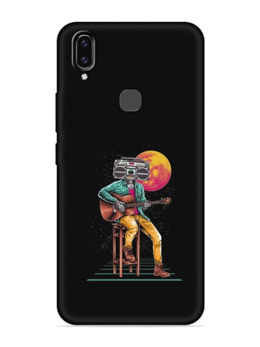 Minimalist Music Embossed Soft Silicone Case for Vivo V9 Youth