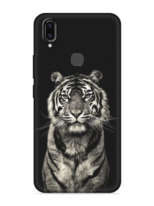 Tiger Art Embossed Soft Silicone Case for Vivo V9 Youth